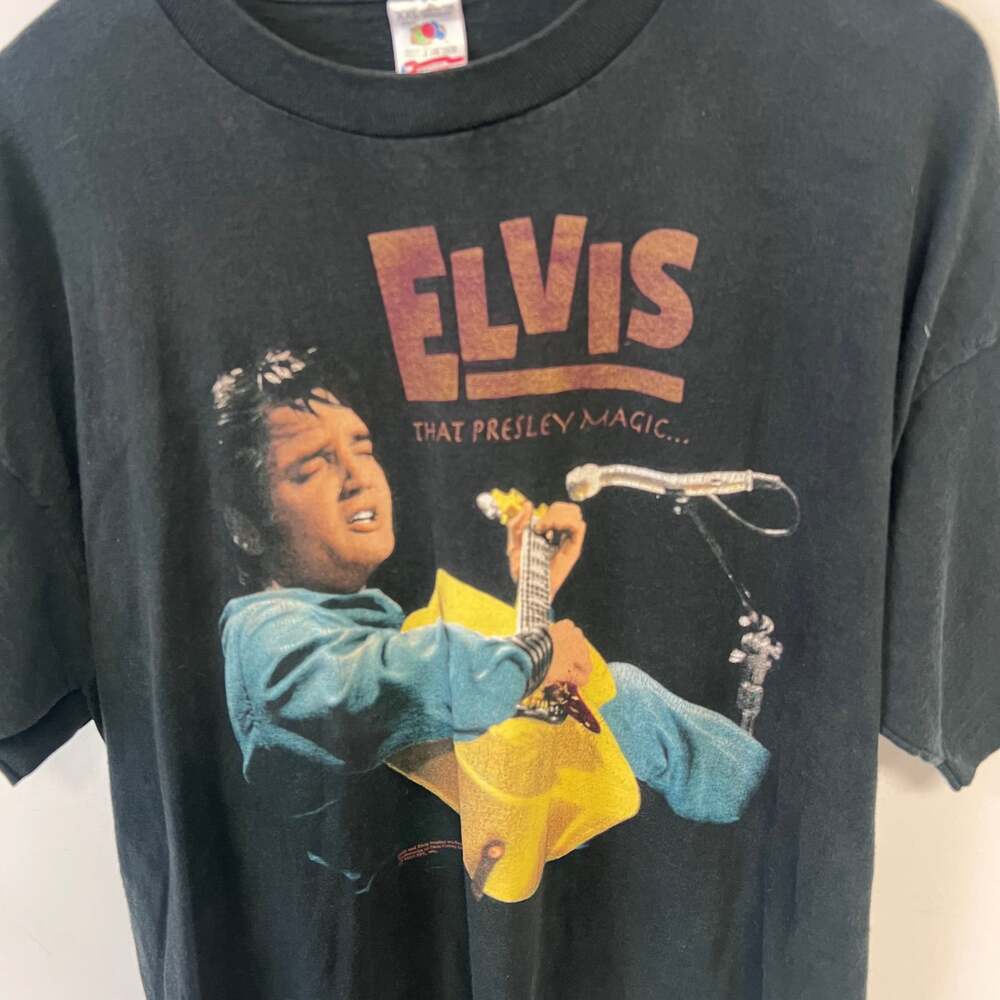 Vintage 1996 Elvis Presley "That Presley Magic" T-Shirt size 2x 0446 - Picture 3 of 9